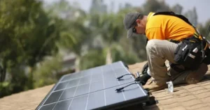 solar panel batteries